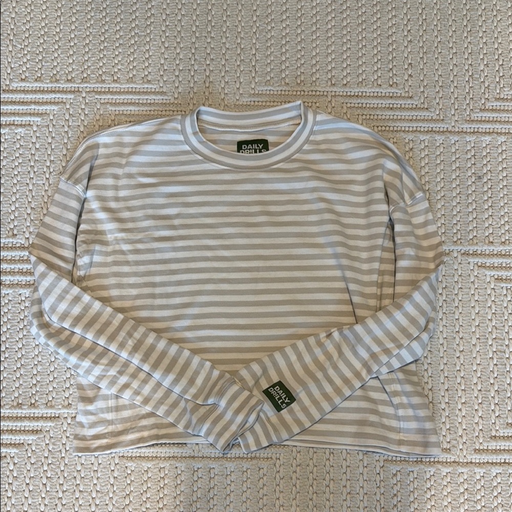 Daily Drills Striped Long Sleeve